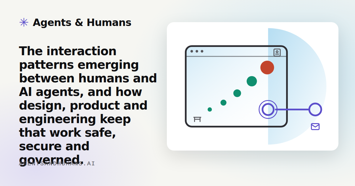 The front page, agentsandhumans.ai